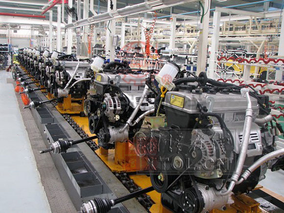 汽車發動機生產線